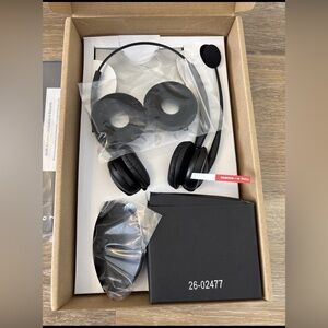 Jabra GN9125 Duo Flex NC Mic Wireless Headset 9129-808-215 Brand New